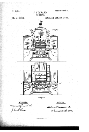 John Standard oil stove