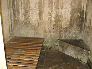 Lacock lock-up, interior