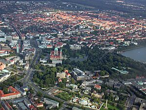 Luftbild Hannover Rathaus