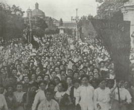 Manifestación mujeres de Barcelona