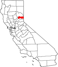 Location in the state of California