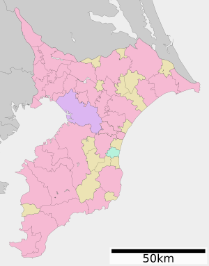 Map of Chiba Prefecture Ja