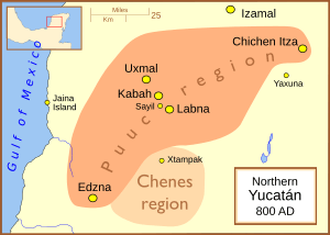 Maya site northern Yucatan 800 AD