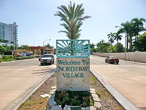 Entrance to North Bay Village on eastboundKennedy Causeway