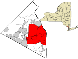 Location in Rockland County and the state of New York.