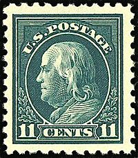 WF Benjamin Franklin 1915-11c