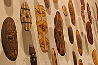 Aboriginal shields NGV