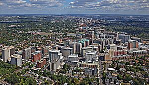 The skyline of Ballston in September 2019