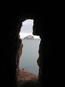 Bass Rock from Tantallon Castle