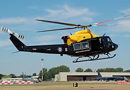 Bell 412EP Griffin HT1 of the RAF at RIAT 2010 arp