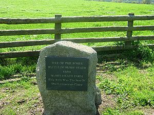 Blore Heath Plaque - geograph.org.uk - 8184