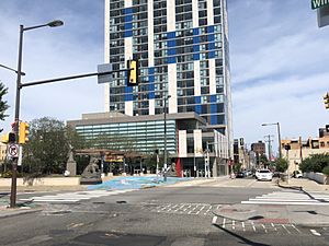 View of Callowhill from Chinatown