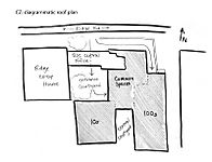 Casa Zimbabwe schematic roof plan