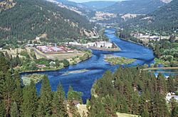 Clearwater River in Ahsahka, Idaho