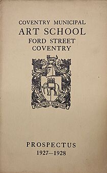 Coventry Municipal Art School - Prospectus 1927-1928