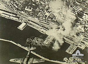 Fiume (Rijeka) bombing by RAF in 1944
