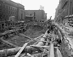 Front street excavation