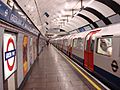 Green Park Victoria Line train