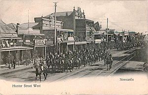 Hunter St West, Newcastle, 1908