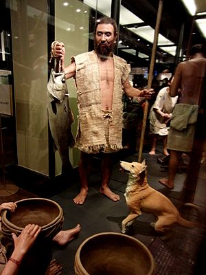 Jomon People and Jomon Dog