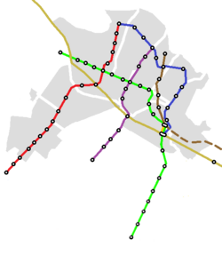 Karaj Metro map-Future-geo