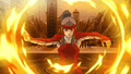 Korra firebending