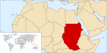 Location of Sudan