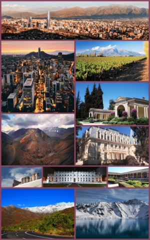 Montage of Santiago Metropolitan Region