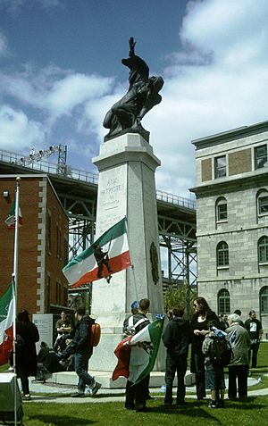 Monument Patriotes Pied-du-Courant