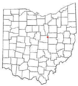 Location of Brinkhaven, Ohio