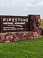 Pipestone NM Sign