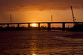 Sunset Under the Bridge