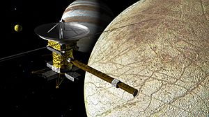 The Clipper Spacecraft Above Europa (14728449293)