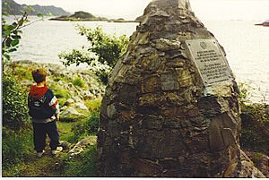 The Prince's Cairn, Loch Nan Uamh. - geograph.org.uk - 110963.jpg