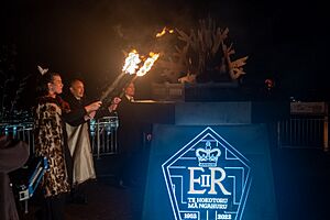 The Queen's Platinum Jubilee Beacon Event, Wellington