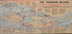 Thousand Islands 1898 map