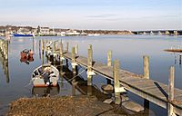 Westport Harbor winter