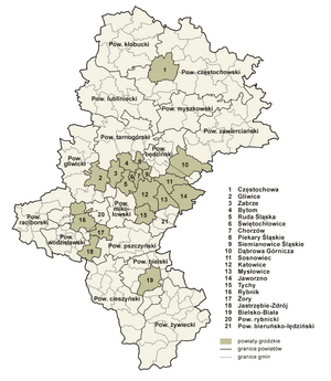 Division into counties