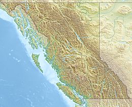 Map showing the location of Teslin Plateau