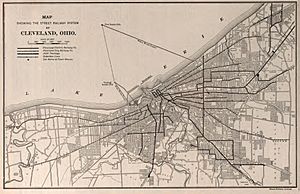 Cleveland street railways, 1900