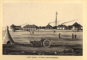 Fort Garry in 1860 (1885) (3069133610)