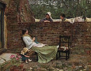 John William Waterhouse - Gossip