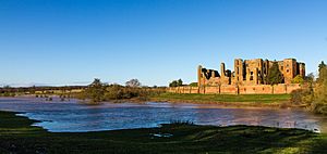 Kenilworth Castle During Floods