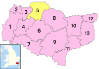 Kent numbered districts.svg