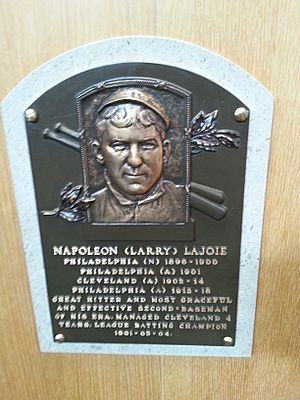 Nap Lajoie plaque HOF