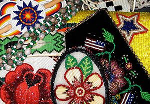 Nat Am beadwork sampler