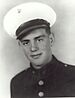 black and white headshot of George Phillips in his military uniform