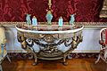 Pier table by Thomas Chippendale, c. 1779, giltwood with marble and scagliola top - Gallery - Harewood House - West Yorkshire, England - DSC01985