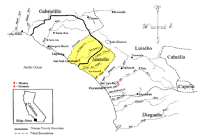 Southern California Indian Linguistic Groups - Juaneño