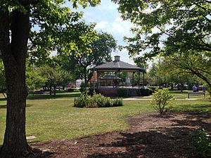 Woodstock Illinois square gazebo